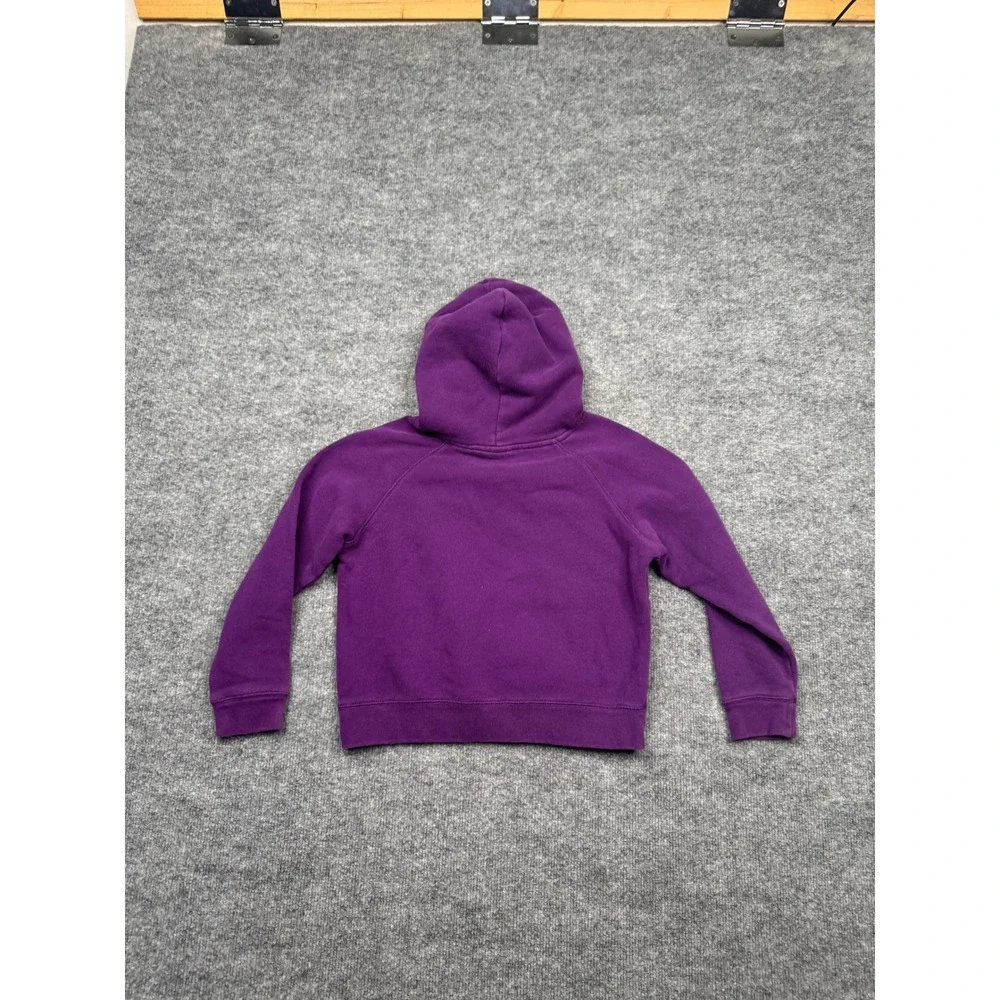 Sideout Girls Purple‎ Floral Graphic Pullover Hoodie Sweatshirt Kids Large 12/14